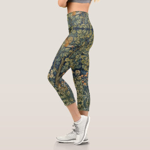 Morris Vintag Pheasant Eichhörnchen und Blume Must Capri Leggings
