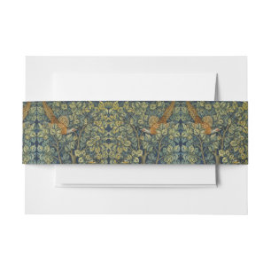 Morris Vintag Pheasant Eichhörnchen und Blume Must Einladungsbanderole