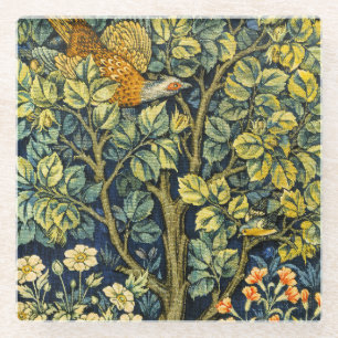 Morris Vintag Pheasant Eichhörnchen und Blume Must Glasuntersetzer