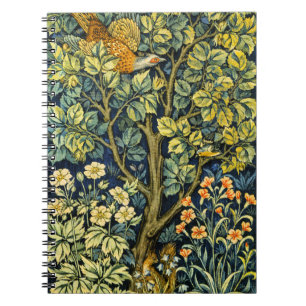 Morris Vintag Pheasant Eichhörnchen und Blume Must Notizblock