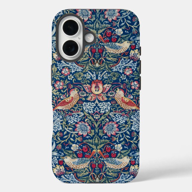 Morris - Vintages Erdbeerdieb-Blumenmuster Case-Mate iPhone Hülle (Rückseite)