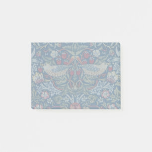 Morris - Vintages Erdbeerdieb-Blumenmuster Post-it Klebezettel