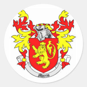 MORRIS-Wappen Runder Aufkleber