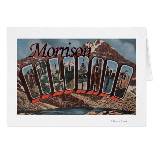 Morrison, Colorado - Große Buchstabenszenen (Vorderseite (Horizontal))