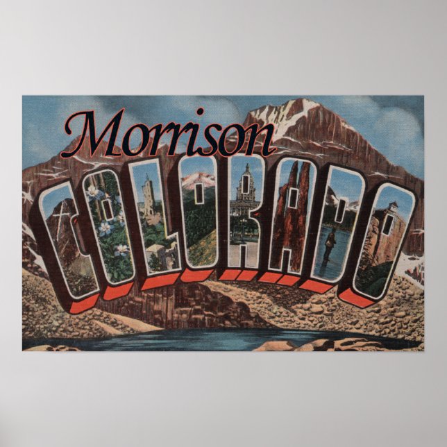 Morrison, Colorado - Große Buchstabenszenen Poster (Vorne)
