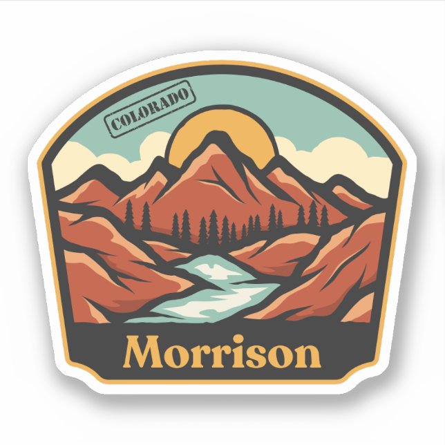 Morrison, Colorado Sticker (Vorderseite)