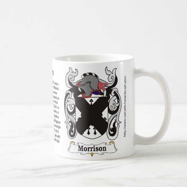 Morrison-Familien-Wappen Tasse (Rechts)