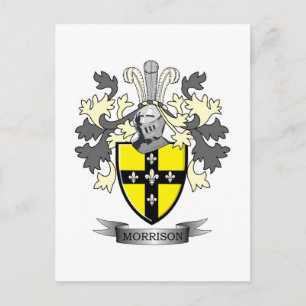 Morrison Familienwappen Coat of Arms Postkarte
