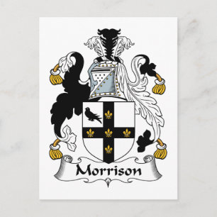 Morrison Familienwappen Postkarte
