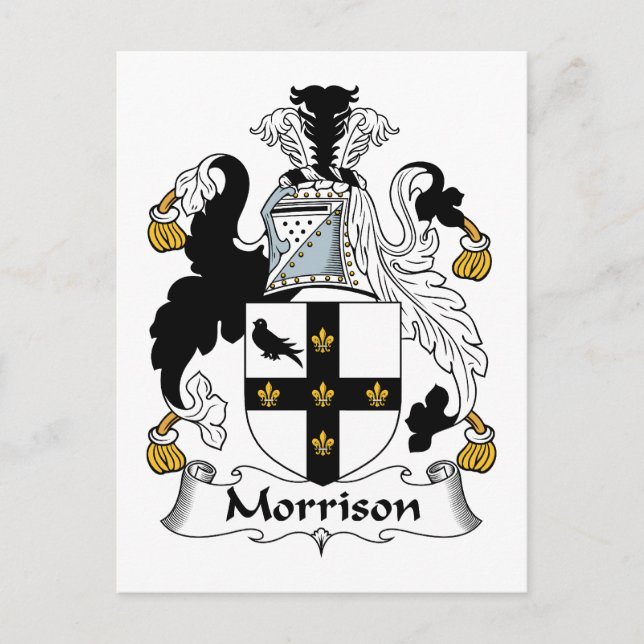 Morrison Familienwappen Postkarte (Vorderseite)