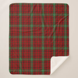 Morrison Tartan Kariert Sherpa Medium Fleece Blank Sherpadecke