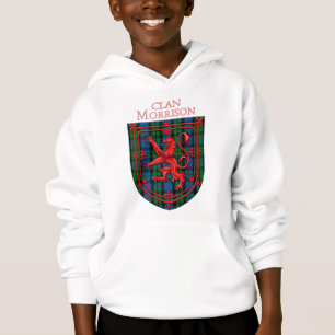 Morrison Tartan Scottish Kariert Lion Rampant Hoodie