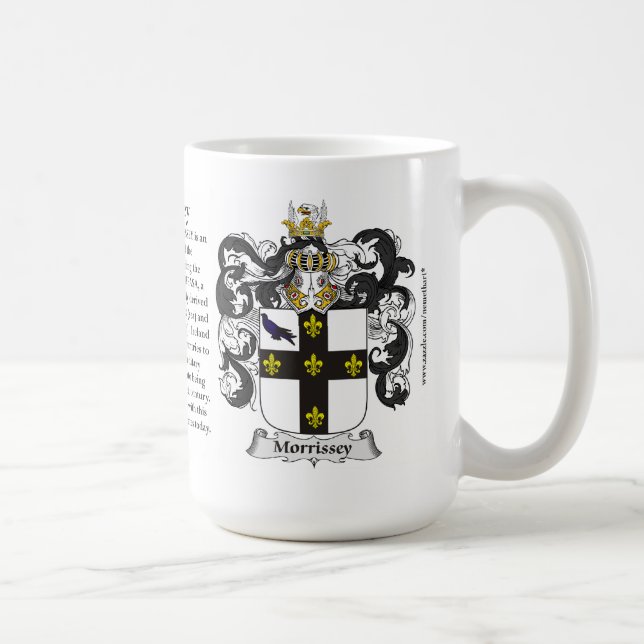 Morrissey Familien-Wappen Tasse (Rechts)