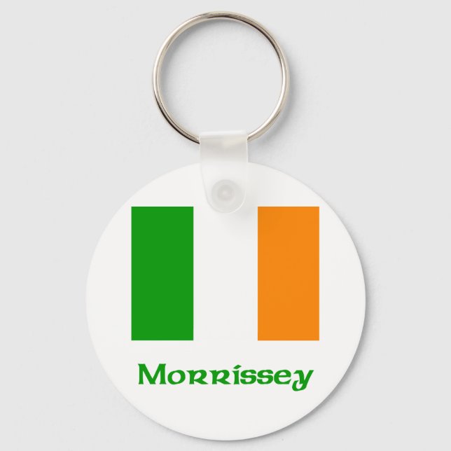 Morrissey Irish Flag Schlüsselanhänger (Vorderseite)
