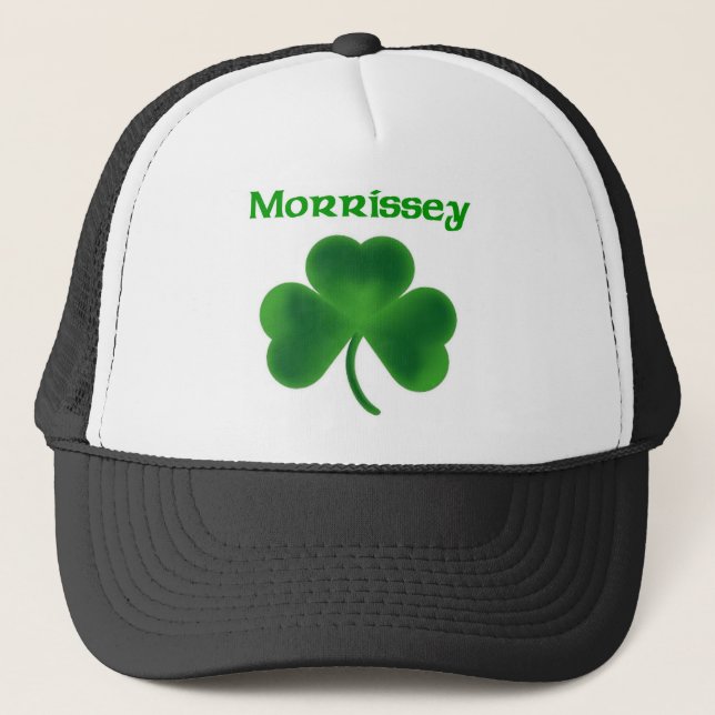 Morrissey Kleeblatt Truckerkappe (Vorderseite)
