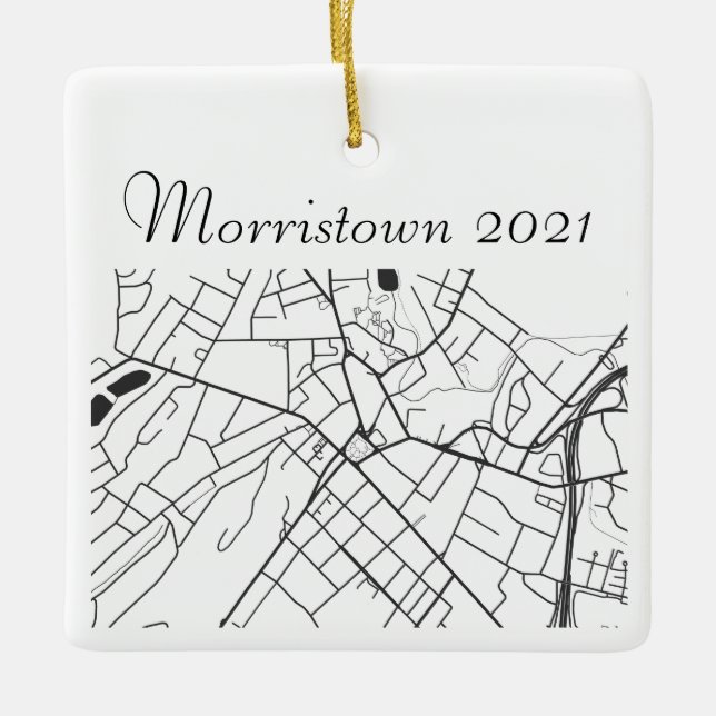 Morristown New Jersey Ornament (Vorderseite)