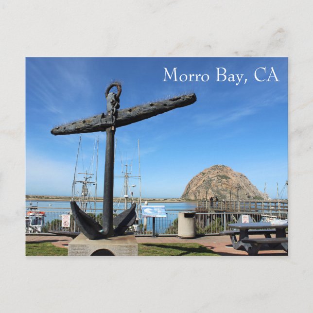 Morro Bay Anchor Postcard! Postkarte (Vorderseite)