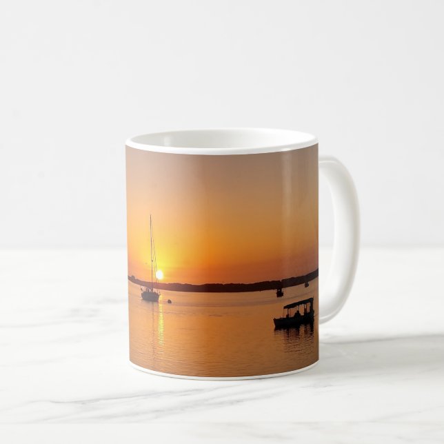 Morro Bay bei Sunset Kaffeetasse (VorderseiteRechts)