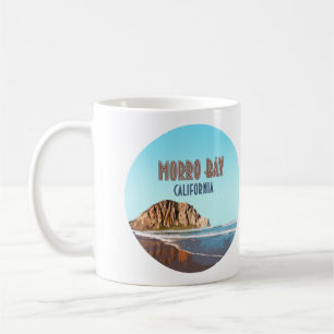 Morro Bay Felsen Kalifornien Vintage Kaffeetasse