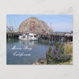 Morro Bay Fishing Dock, Kalifornien Postkarte
