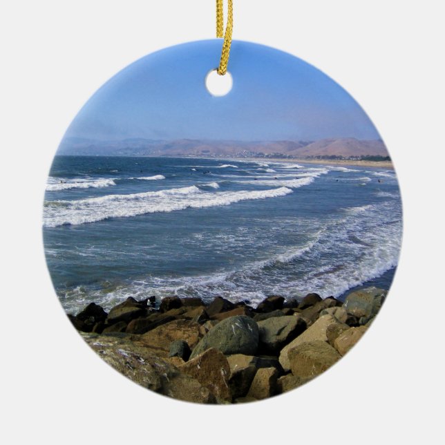 Morro Bay, Kalifornien Keramik Ornament (Vorne)