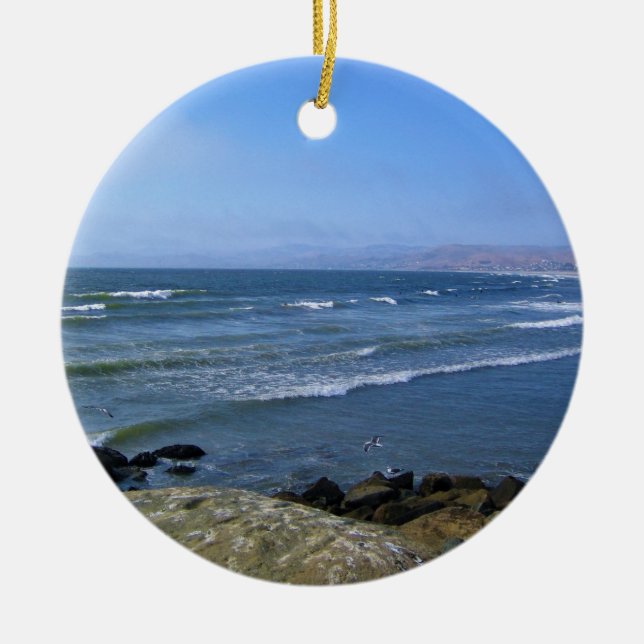 Morro Bay, Kalifornien Keramik Ornament (Vorne)