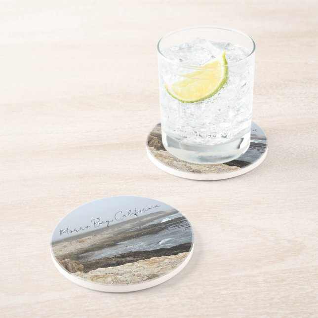 Morro Bay Kalifornien Ozean Fotografie Getränkeuntersetzer (Seite)