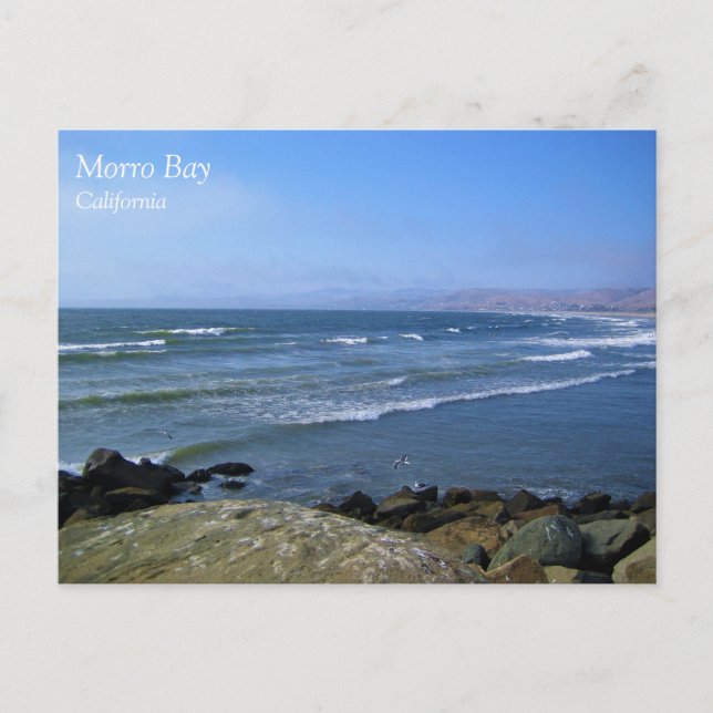 Morro Bay, Kalifornien Postkarte (Vorderseite)
