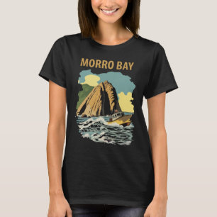 Morro Bay Kalifornien Rock Retro Reise T-Shirt