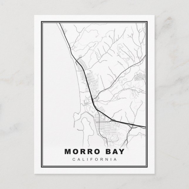 Morro Bay Karte (Vorderseite)