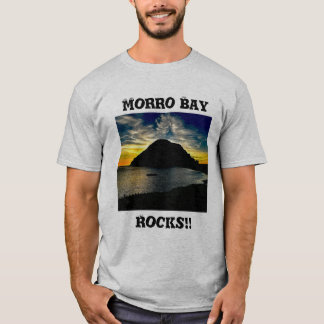 Morro Bay Rocks! Der Beutel spiegelt die SLO-Leben T-Shirt