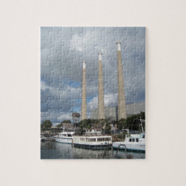 Morro BuchtFischerboote und Smokestacks Puzzle