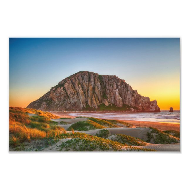 Morro Rock Beach Foto Print (Vorne)
