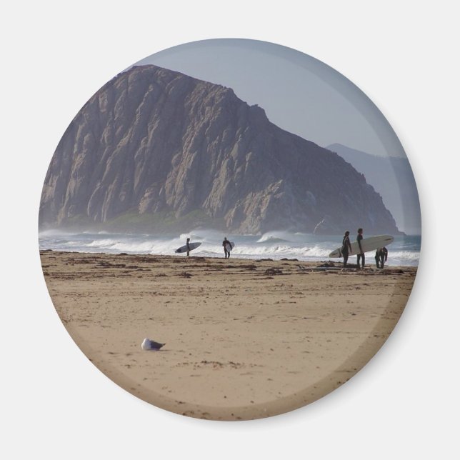 Morro Rock Beaches Surfen Magnet (Vorne)