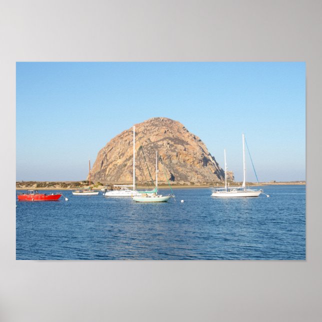 Morro Rock, Kalifornien Poster (Vorne)