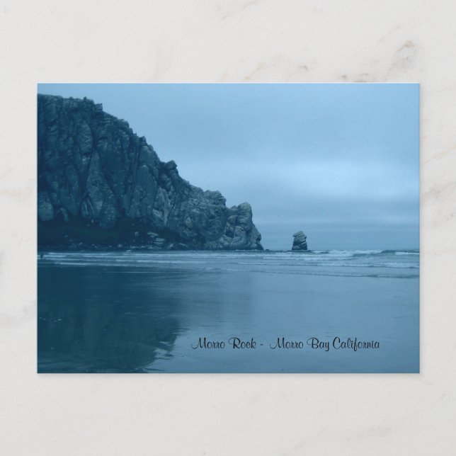 Morro Rock - Morro Bay Kalifornien Postkarte (Vorderseite)
