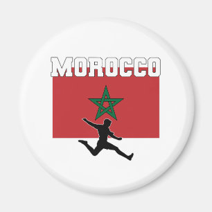 Morrocco Football Fußballnationalmannschaft Magnet