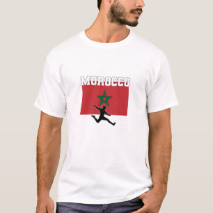 Morrocco Football Fußballnationalmannschaft T-Shirt