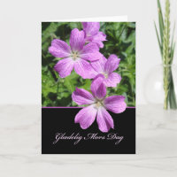 Mors Dag, Muttertag auf Dänisch, Violetgeranien