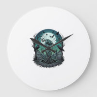 Mors Zombie Hand Skelett Schlüssel Grabstein Raben