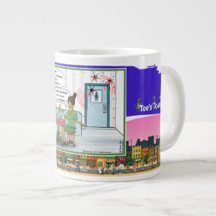 Morse-Code Absurde Wortwitz-Humor Jumbo-Tasse