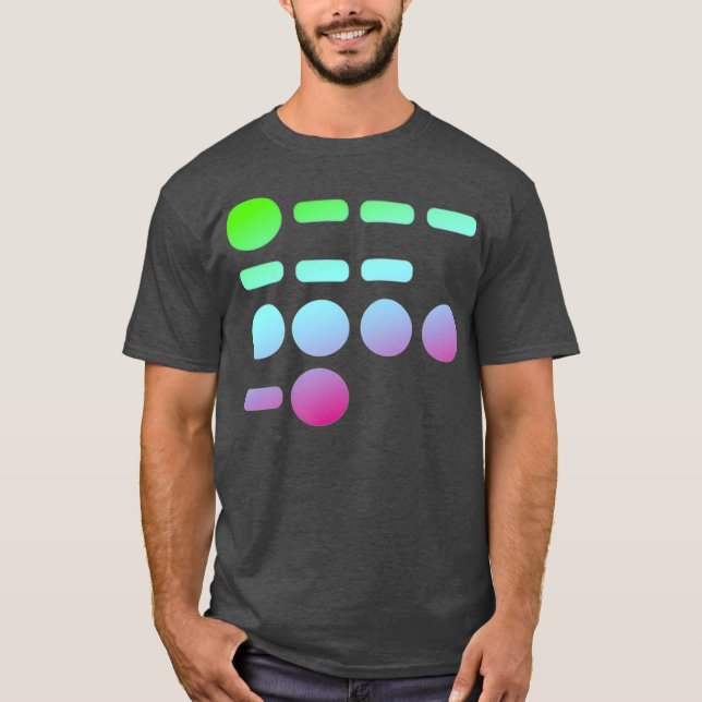 Morse-Code für Mens John für HAM-Funk T-Shirt (Vorderseite)