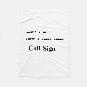 Morse Code "Get Well" Fleece Blanket. Anpassen