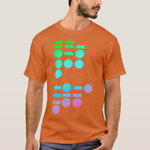 Morse Code in Morse Code für HAM-Radio T-Shirt