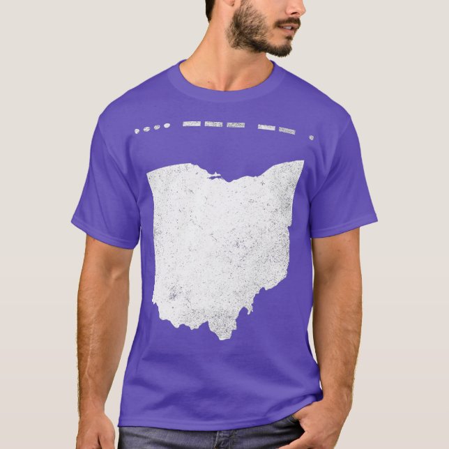 Morse Code Ohio Zuhause Tshirt Fantastische Gesche (Vorderseite)