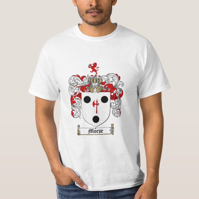 Morse-Familienwappen - Morse-Wappen T-Shirt (Vorderseite)