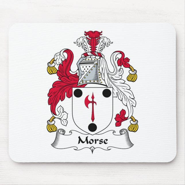Morse-Familienwappen Mousepad (Vorne)