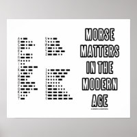 Morse Matters in the modern age (Morse Code)