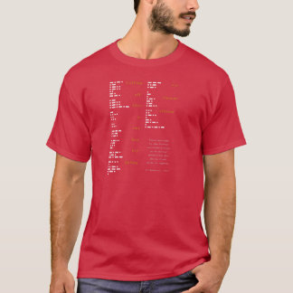 Morsealphabet - letzter Schrei T-Shirt