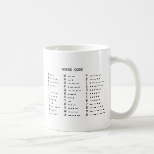 Morsealphabet Tasse